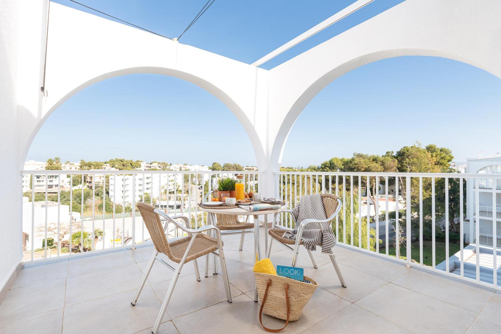 Apartamentos Ferrera Pins Cala Ferrera  Bagian luar foto